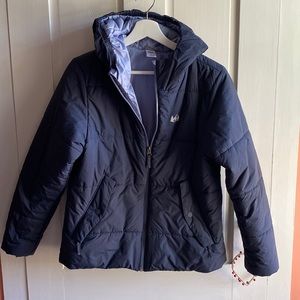 REI unisex Primaloft hooded winter jacket size L 14-16yrs like new
